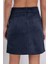 4527 Mini Süet Etek Lacivert 2