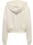 ONLALINA LIFE L/S ZIP HOO Ekru Kadın Fermuarlı Sweatshirt 4