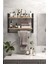 Ludlow 2 Raflı Metal Düzenleyici Havluluk Duvara Monte Banyo Rafı Metal Organizer Çok Amaçlı Raf 1