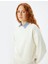 Üç Iplik Şardonlu Bisiklet Yaka Pamuklu Basic Sweatshirt 1