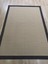 Sisal 9716 Bej / Siyah Bordürlü Jüt Sisal Kilim 2