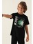 %100 Pamuk Erkek Çocuk T-Shirt 331V46W 3