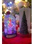 Çam Ağacı Mum ve LED Işıklı Noel Baba Fanus Kutulu Yılbaşı Seti Yılbaşına Özel Hediye Noel Hediyesi 1