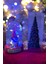 Çam Ağacı Mum ve LED Işıklı Noel Baba Fanus Kutulu Yılbaşı Seti Yılbaşına Özel Hediye Noel Hediyesi 4