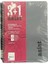 Asist 3+1 Ayraçlı Defter Pp Kapak 16.5x 22.5 cm 100 Yaprak ( 3 Kare+ 1 Çizgili ) 1