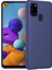 Samsung Galaxy A21S Ince Mat Silikon Kılıf Lacivert 1