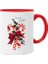 Yılbaşı Temalı Kırmızı Beyaz Kupa Merry Christmas Kupa Bardak Yeni Yıl Konseptli Özel Kupa 3
