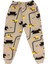 Erkek Çocuk Pamuklu Şardonlu Sütlü Kahve Yol Araba Desenli Uzun Kollu Pijama Takımı 3