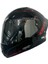 Kapalı Kask Sw 850 Siyah Kırmızı 1