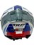 Kapalı Kask Sw 865 Titan Beyaz Mavi Kırmızı 5
