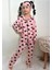 Pjkö Minnie Mause Desenli Pudra Uzun Kollu Önden Düğmeli Kız Çocuk Pijama Takımı 4-12 Yaş 500U-P 2