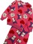 Kız Çocuk Iki Iplik Şardonlu Pembe Kuromi Desenli Uzun Kollu Pijama Takımı 4