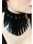 JRT02 Püsküllü Şık Deri Choker Tasma - 658 (Mulvix) 2