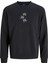 Jack&jones 12280675 Jorswallows Sweat Crew Erkek Sweatshirt Siyah 1