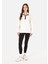Regular Fit Fermuarlı Kadın Ekru Sweatshirt 3
