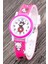 Çocuk Kol Saati Pembe Silikon Kordon Kız Çocuk Kedi Desenli Rakamlı Analog ST-304340 2