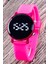 Fuşya Renk Kız Çocuk Saati LED Watch Hediye Bileklik Kol Saat ST-304313 3