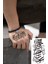 Keep Calm Yazılı Geçici Dövme Tattoo Unisex 1