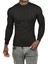 Slim Fit Likralı Tüylenme Yapmayan Yarım Balıkçı Çizgili Triko Yarım Boğazlı Kazak 2505503 1