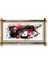 Kanvas Soyut Kadın LED Işıklı Rustik Tablo 96 x 56 cm 1