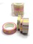 4'lü Lux Altın Yaldızlı Washi Tape / Sticker-Bant (Pink/flamingo) 2