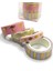4'lü Lux Altın Yaldızlı Washi Tape / Sticker-Bant (Pink/flamingo) 4