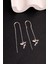 Tekno Trust 925 Ayar Gümüş Ruby Kuş Model Sallantılı Küpe 3