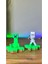 Minecraft Iskelet ve Creeper Ada Hediyelik Figür 1