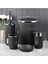 Black 5 Parça Banyo Aksesuar Seti - Siyah FMA04760 2