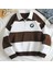 Yeni Sezon Parçalı Renk Bmw Baskılı Yarım Fermuarlı Polo Yaka Kalın Sweatshirt Içi Polarlı Kışlık Unisex 1