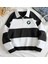 Yeni Sezon Parçalı Renk Bmw Baskılı Yarım Fermuarlı Polo Yaka Kalın Sweatshirt Içi Polarlı Kışlık Unisex 1