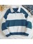 Yeni Sezon Parçalı Renk Yarım Fermuarlı Polo Yaka Kalın Sweatshirt Içi Polarlı Kışlık Unisex 1