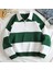 Yeni Sezon Parçalı Renk Yarım Fermuarlı Polo Yaka Kalın Sweatshirt Içi Polarlı Kışlık Unisex 1