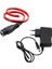 12V 1A Modem ve Arduino Uyumlu Priz Tipi Adaptör ve Güç Soketi 2.1mm Dc Barrel Dişi Jack Kablosu 1