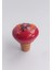 Seramik Kırmızı Başlıklı Zeytinyağı Şişesine Uygun Mantar Kapak Tıpa (28MMX18MM H40MM) 2