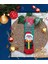 Minilkabebe Yılbaşı Noelbaba Çocuk Soket Çorap Pamuklu 9-11 Yaş yeşil 1