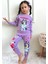 Bluey Desenli Lila 2 Ip Pamuk Kız Çocuk Eşofman Takımı 3-10 Yaş 7290-L 1