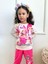 Barbie Desenli Fuşya 2 Ip Pamuk Kız Çocuk Eşofman Takımı 3-10 Yaş 7285-F 2