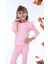 Papatya Desenli Pembe Fitilli 2 Ip Pamuk Kız Çocuk Takımı 3-10 Yaş 7207-P 2