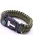 Paracord Bileklik Survivor Bushcraft Kamp Outdoor Düdük Pusula Çakmaktaşı 1