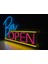 Neon LED Tabela Dekoratif Aydınlatma -Open Bar, 36X23CM- 3