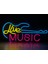 Neon LED Tabela Dekoratif Aydınlatma -Live Music, 80X38CM- 2