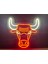 Neon LED Duvar Dekoratif Aydınlatma -Boğa, 30X28CM- 2