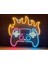 Neon LED Duvar Dekoratif Aydınlatma -Gamer,oyun Kol, 50x50CM- 2