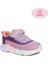 Kız Çocuk Lila, Pembe, Mor Renkli Sneaker, Ortopedik Çocuk Spor Ayakkabı 2