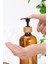 Bambu Standlı Amber Cam Sıvı Sabunluk Seti - 2'li 2 x 475 ml 4