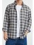 Moda Düğmeli Yaka Ekose Uzun Kol Regular Fit Ekose Desenli Unisex Oduncu Flanel Gömlek 3