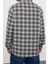 Moda Düğmeli Yaka Ekose Uzun Kol Regular Fit Ekose Desenli Unisex Oduncu Flanel Gömlek 5