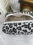 Leopar Desenli Fermuarlı Makyaj Çantası - 20*12 cm 2