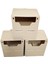 Finch Plastik Yuvalik 9,5 x 14 x 13 ( Kahve V Agiz ) 3 Adet 1